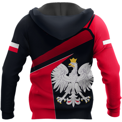 Personalized Polska 3D All Over Printed Unisex Hoodie