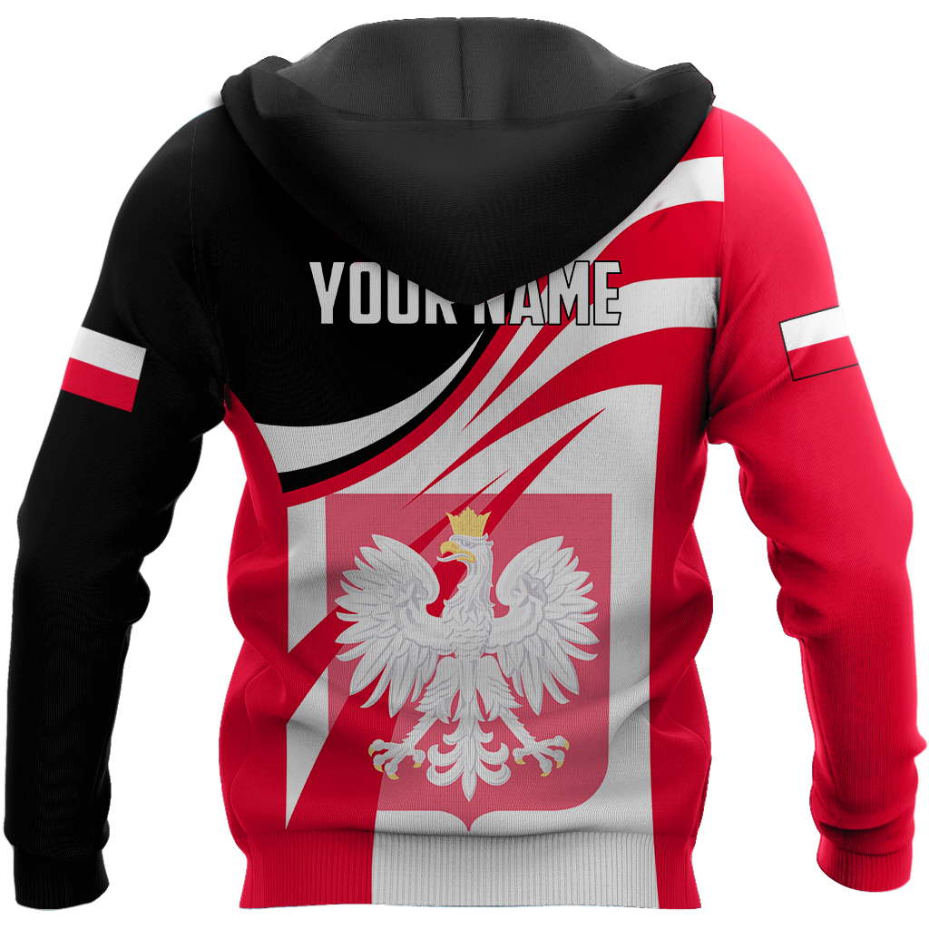 Personalized Polska 3D All Over Printed Unisex Hoodie