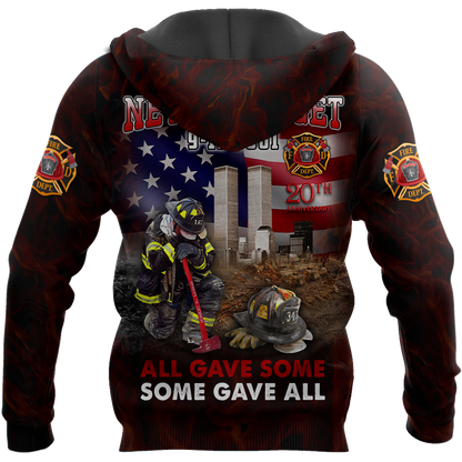 Customize Name Firefighter Hoodie For Men And Women