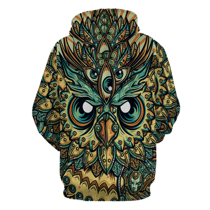 Premium Owl Unisex 3D All Over Printed Shirts