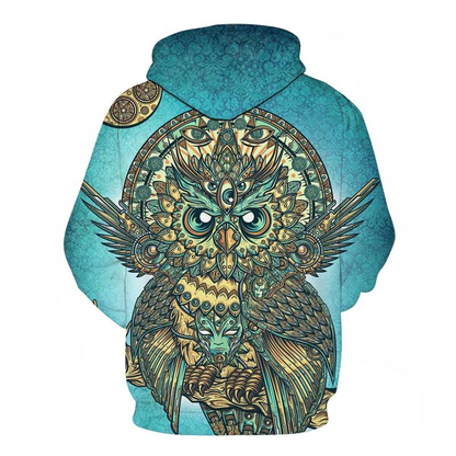 Premium Owl Unisex 3D All Over Printed Shirts