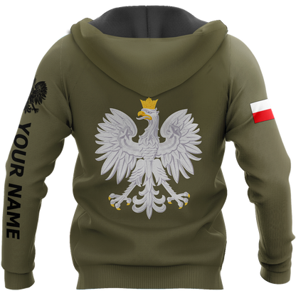 Personalized Polska 3D All Over Printed Unisex Hoodie