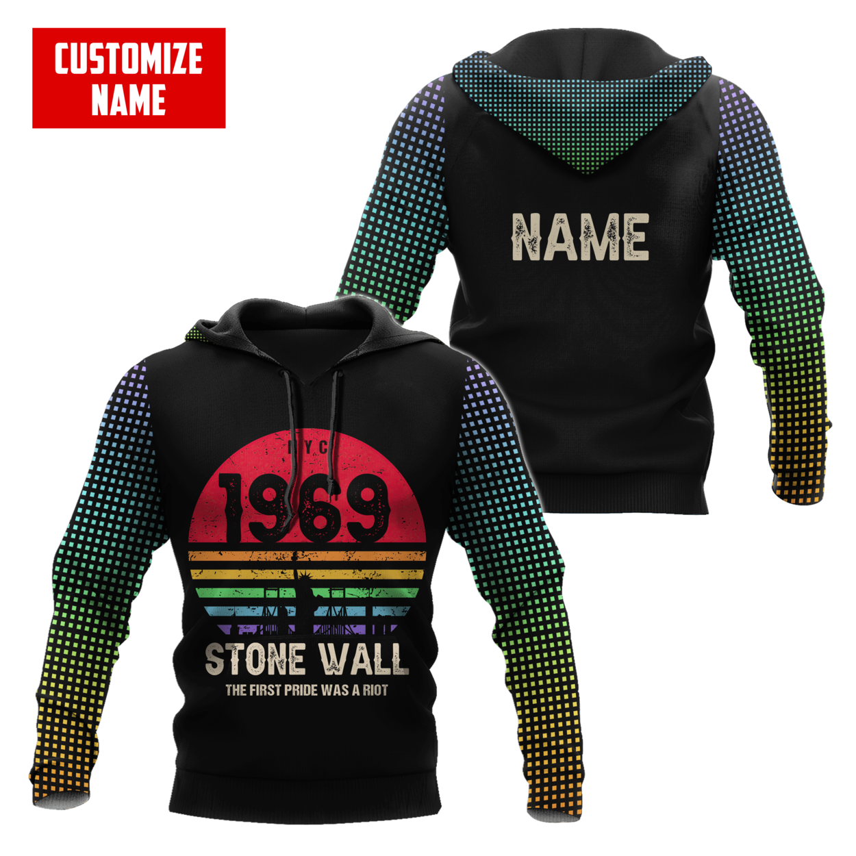 Customize Name The Pride 3D All Over Printed Unisex Shirts