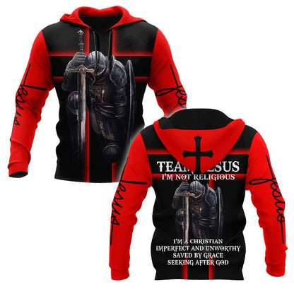 Knight of God - Christian - 3D All Over Printed Style for Men and Women
