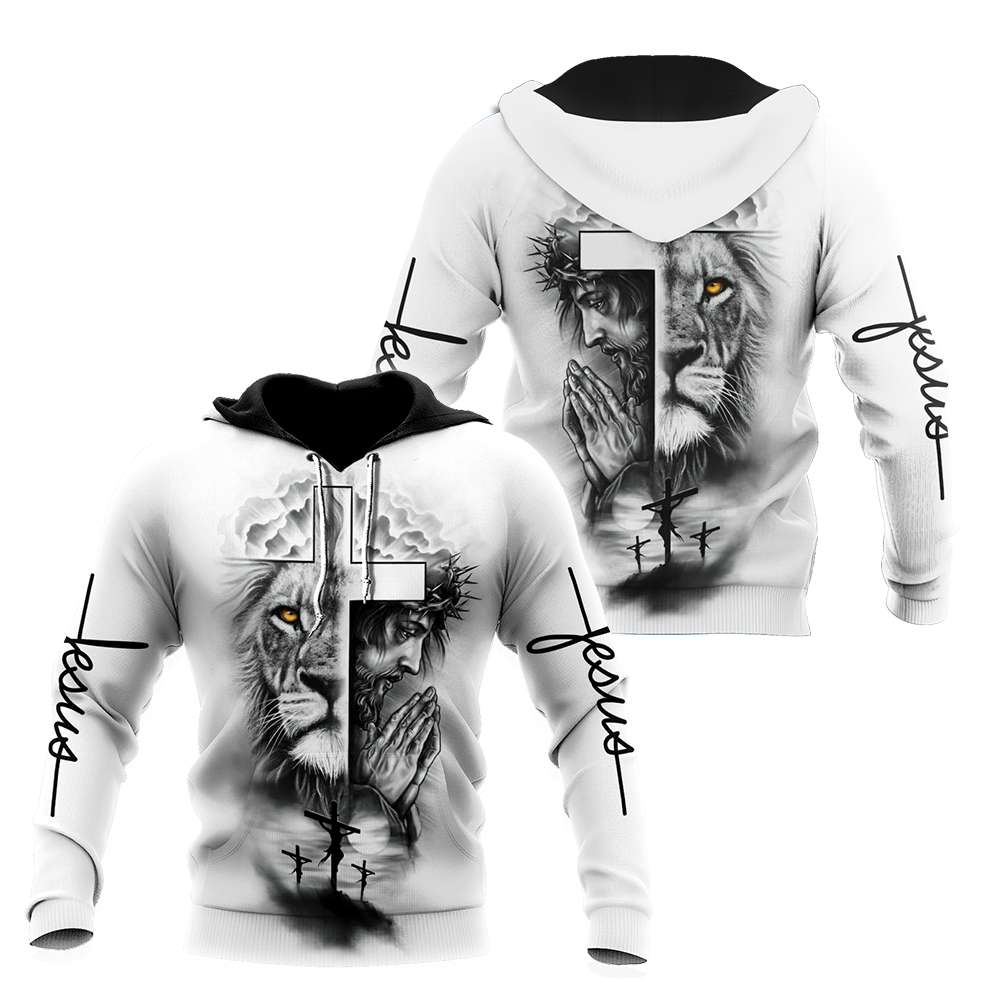 Lion God Tattoo Vibe - Christian - 3D All Over Printed Style for Men and Women