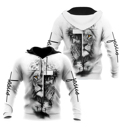 Lion God Tattoo Vibe - Christian - 3D All Over Printed Style for Men and Women