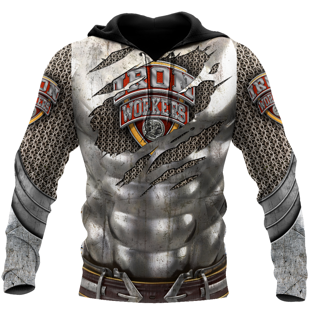 Ironworker 3D All Over Printed Unisex Hoodie