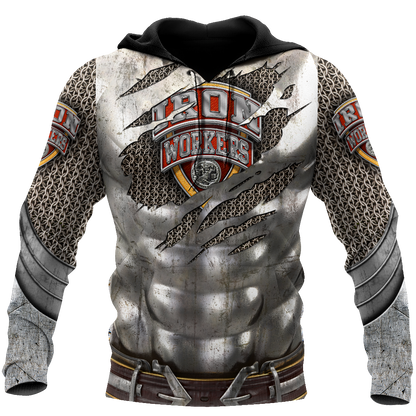 Ironworker 3D All Over Printed Unisex Hoodie