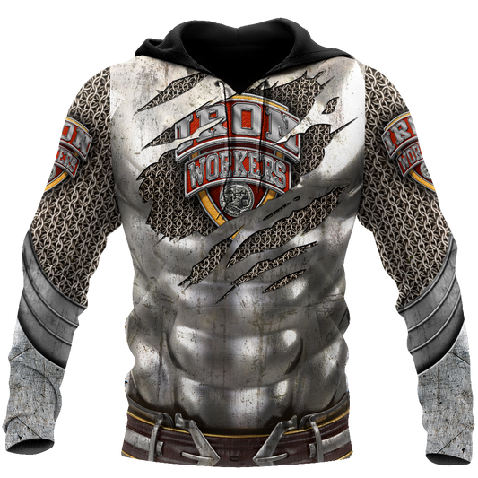 Ironworker 3D All Over Printed Unisex Hoodie