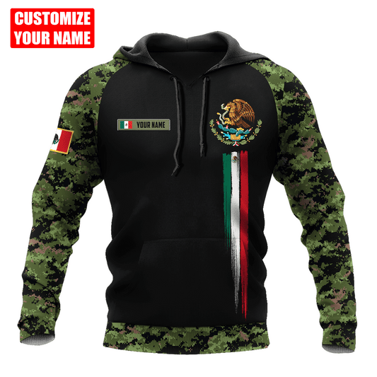 Personalized Name Mexico 3D All Over Printed Unisex Shirts Pi12072108