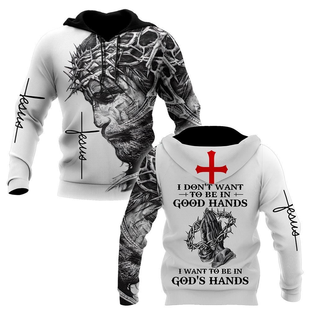 I Want To Be In God's Hands - Christian - 3D All Over Printed Style for Men and Women