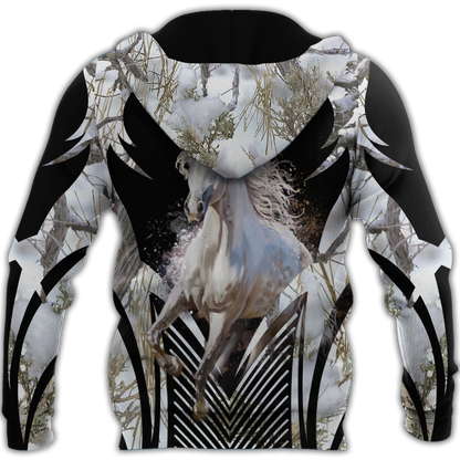 White Horse 3D All Over Printed Shirts For Men And Women NTN1218204CL