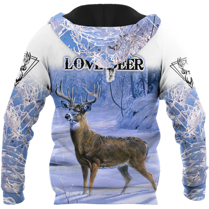 Love Deer 3D All Over Printed Shirts MH12122001CL
