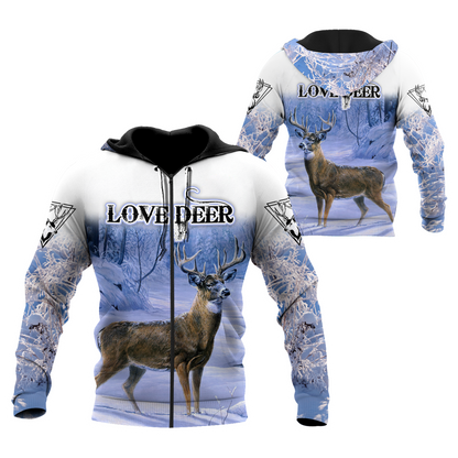 Love Deer 3D All Over Printed Shirts MH12122001CL