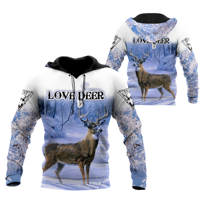 Love Deer 3D All Over Printed Shirts MH12122001CL