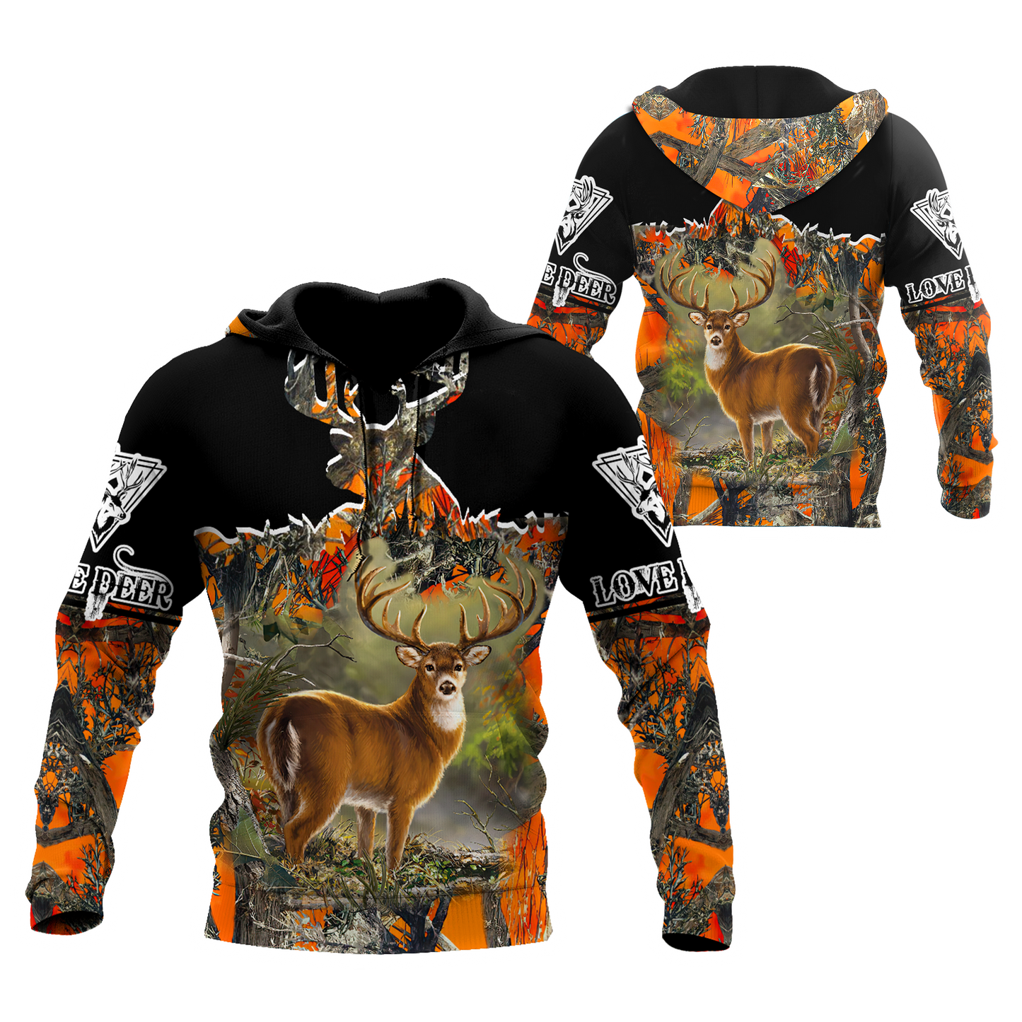 Love Deer 3D All Over Printed Shirts MH12122002CL