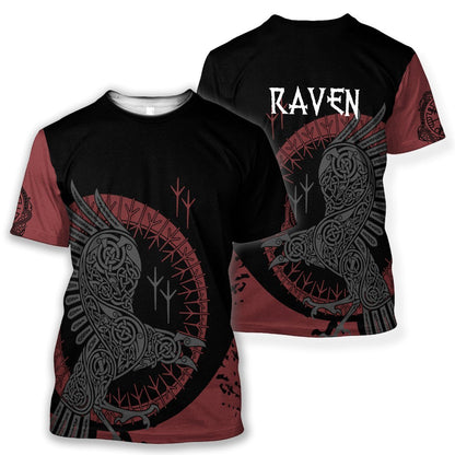 Viking Raven Pullover - Amaze Style™-ALL OVER PRINT HOODIES