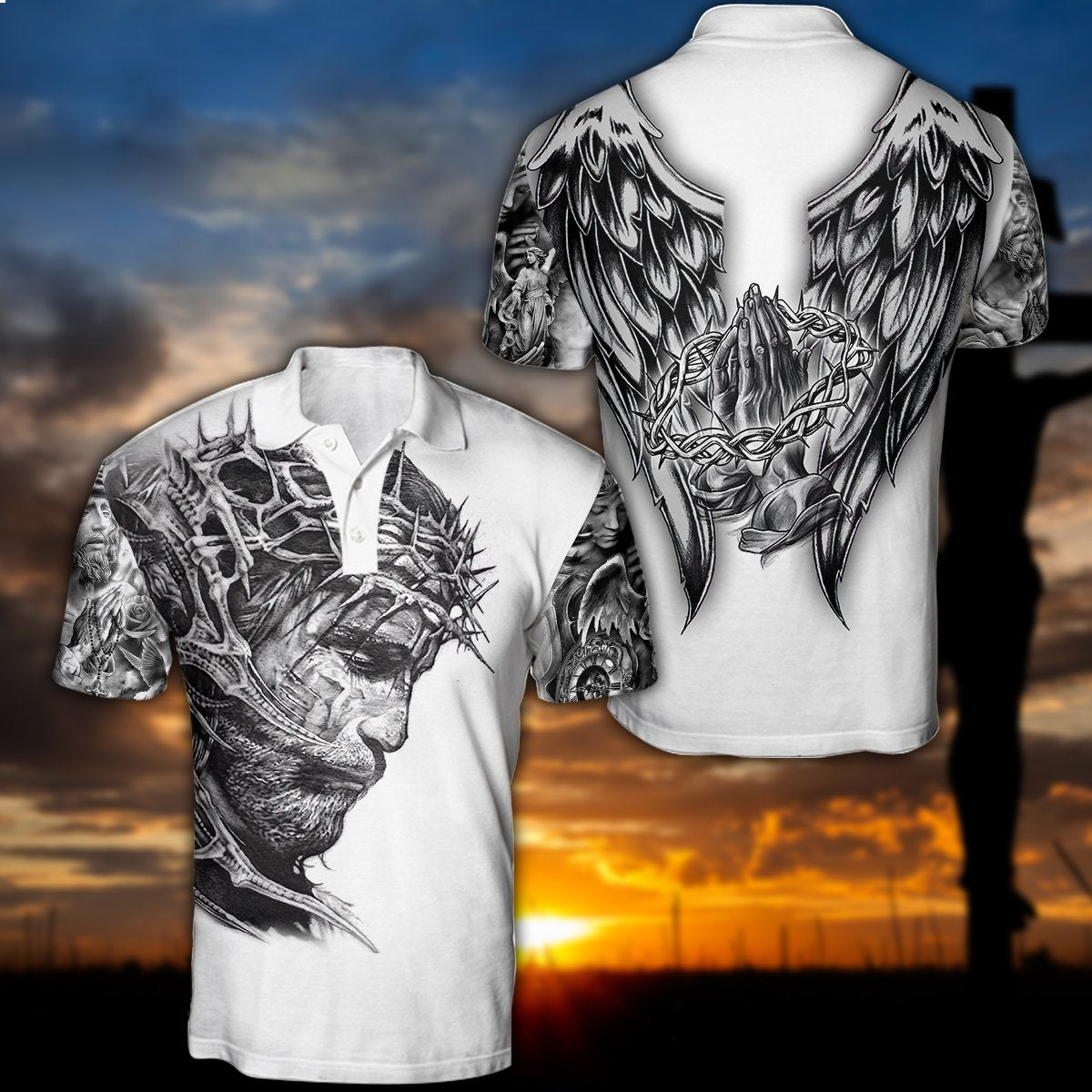 Premium Christian Jesus 3D All Over Printed Unisex Shirts - Amaze Style™-Apparel