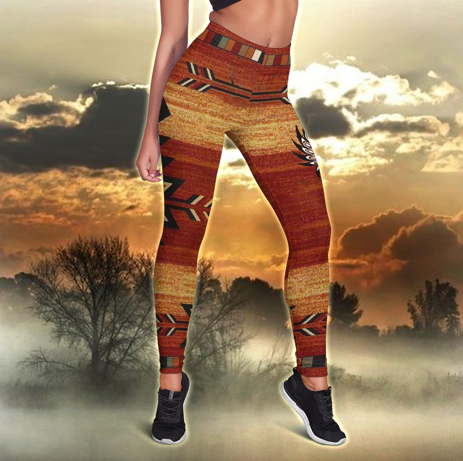 Freedom Power and Victory Combo Legging + Tank by SUN AM140403 - Amaze Style™-Apparel