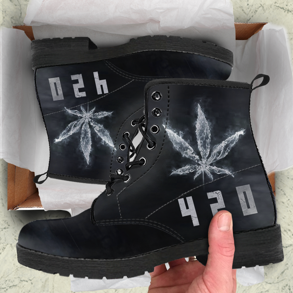 420 Black Boots by SUN HAC160406 - Amaze Style™-Shoes