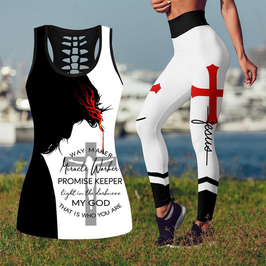 Easter Jesus Combo Tank + Legging AMC170403 - Amaze Style™-Apparel