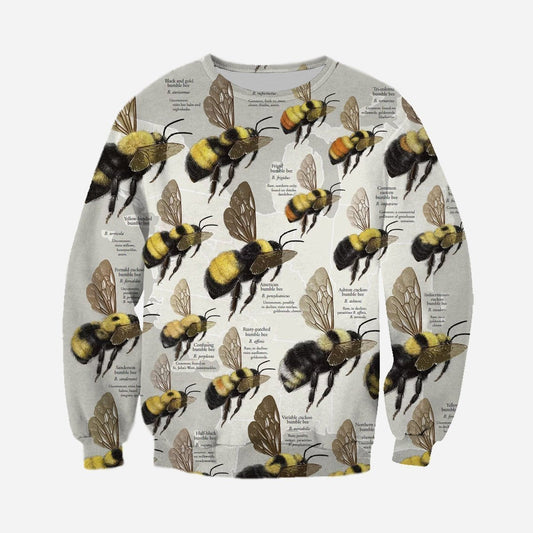 3D All Over Printed Bumble Bees Shirts - Amaze Style™-Apparel