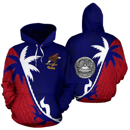 American Samoa Coconut Tree Hoodie PL - Amaze Style™-Apparel