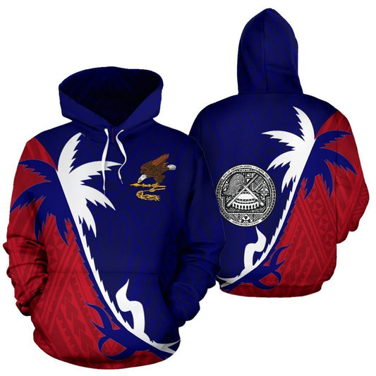 American Samoa Coconut Tree Hoodie PL - Amaze Style™-Apparel