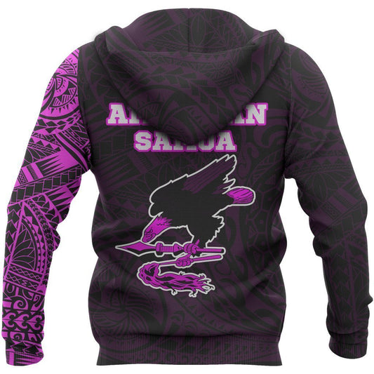 American Samoa In My Heart Polynesian Hoodie Pink PL - Amaze Style™-Apparel