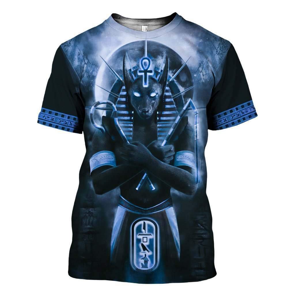 HC3107 Anubis Blue 3D All Over Printed Clothes HC3107 - Amaze Style™-Apparel