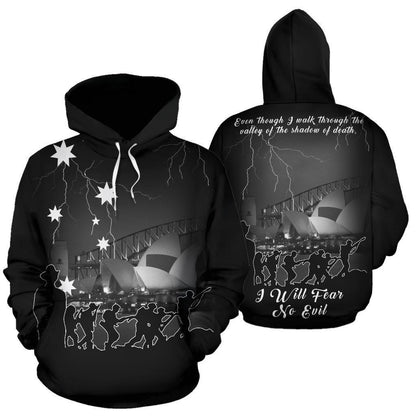 Anzac Australia Lest We Forget Hoodie Sydney Opera House NNK 1440 - Amaze Style™-Apparel
