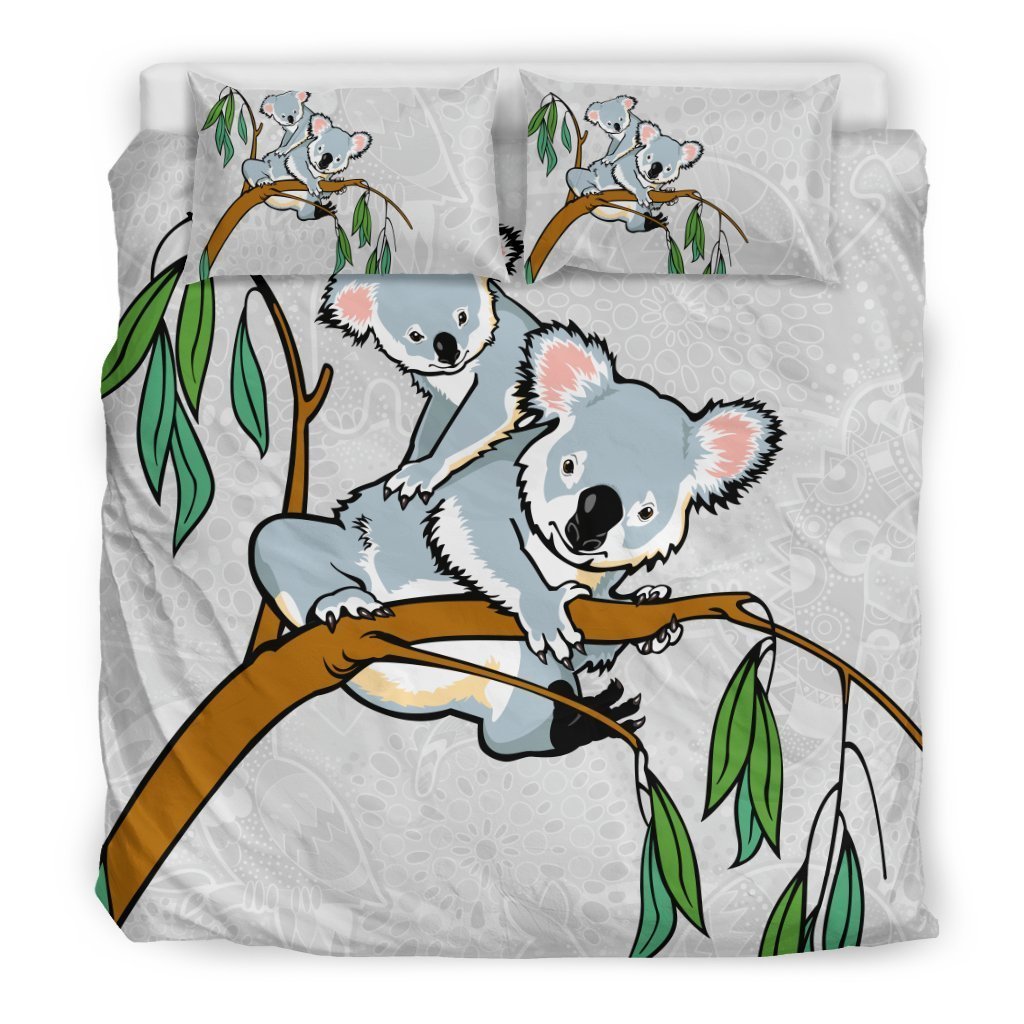 Koala duvet cover - Koala in tree bedding set NN6 - Amaze Style™-BEDDING SETS