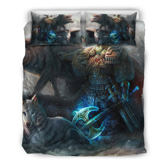 Viking Wolf Bedding Set