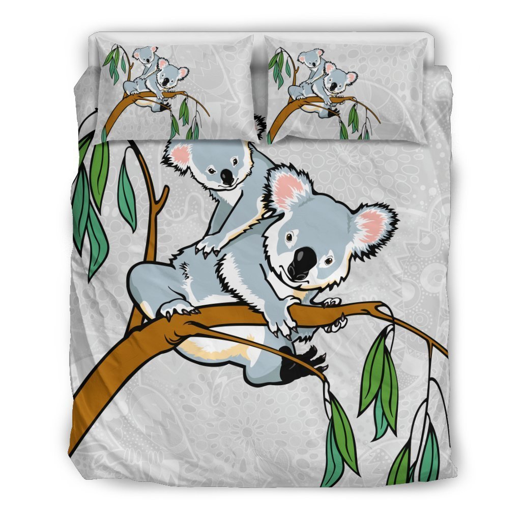Koala duvet cover - Koala in tree bedding set NN6 - Amaze Style™-BEDDING SETS