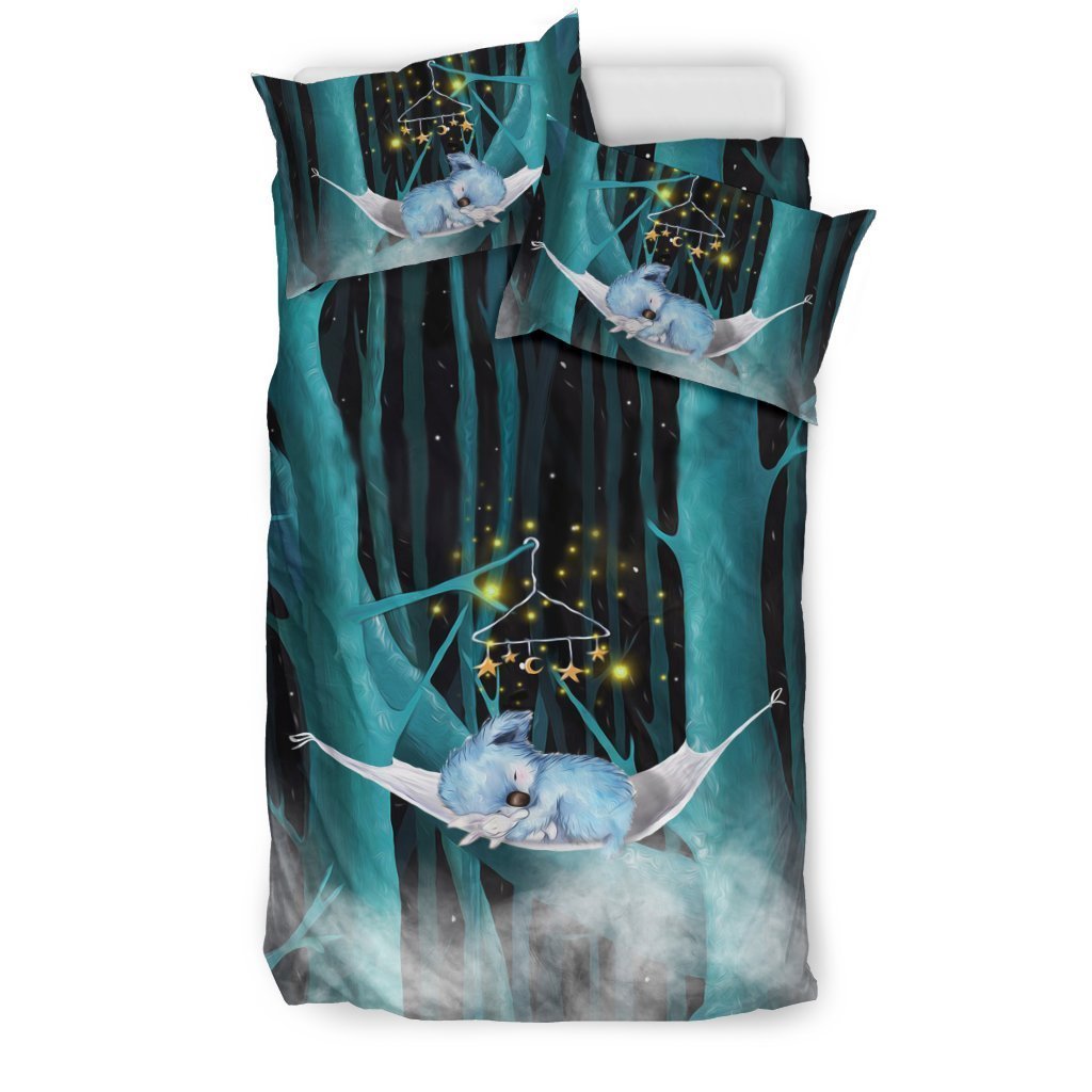 Australia Koala Sleeping In the Forest Duvet Cover th9 - Amaze Style™-BEDDING SETS