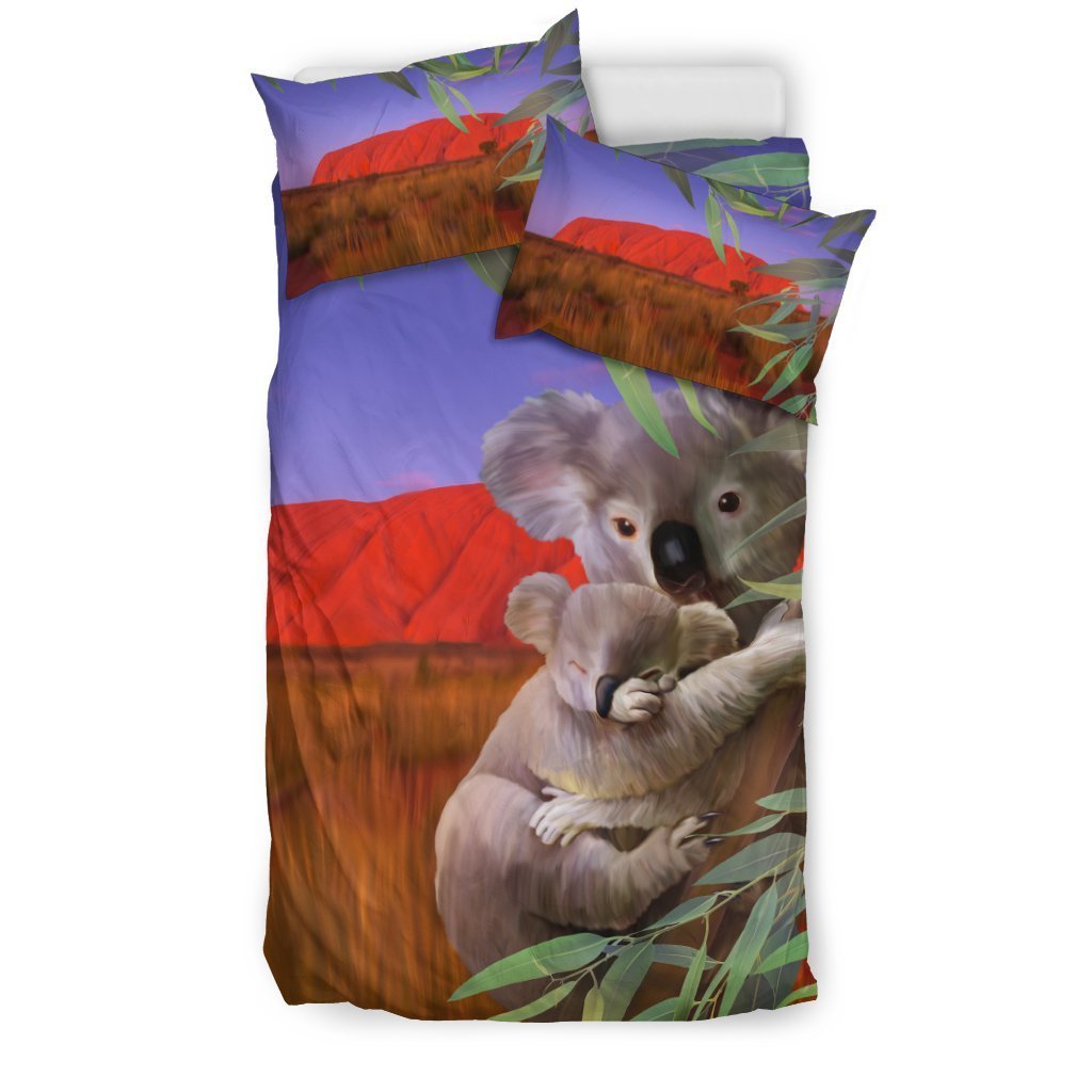 Australia Koala And Baby Duvet Cover K5 - Amaze Style™-BEDDING SETS