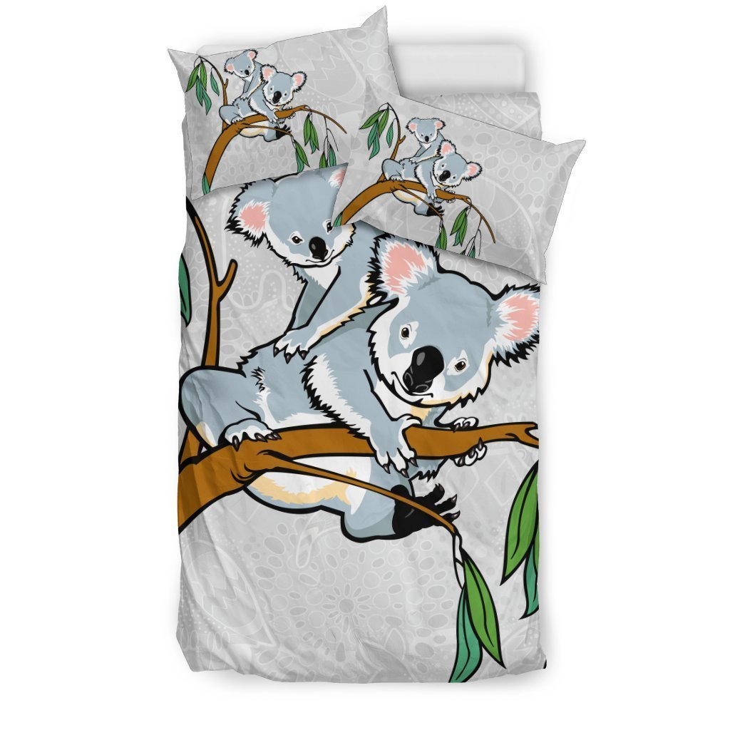 Koala duvet cover - Koala in tree bedding set NN6 - Amaze Style™-BEDDING SETS