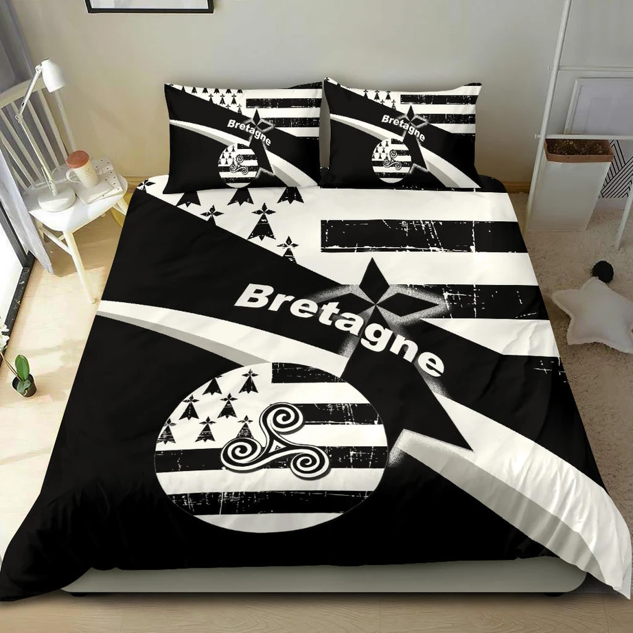 Premium 3D Printed Bretagne Bedding Set MEI