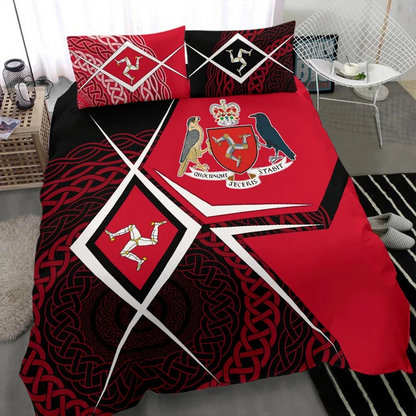 Premium 3D Printed Celtic Isle Of Man Bedding Set MEI