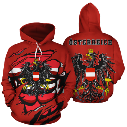 Austria In Me All Over Hoodie AF-NVD1046 - Amaze Style™-Apparel