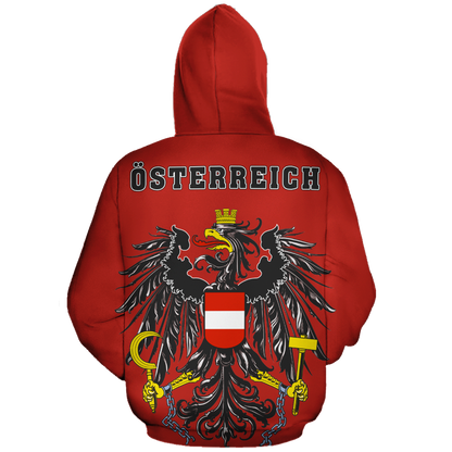 Austria In Me All Over Hoodie AF-NVD1046 - Amaze Style™-Apparel