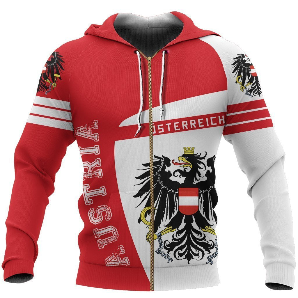 Austria Sport Zip-up Hoodie NVD1048 - Amaze Style™-