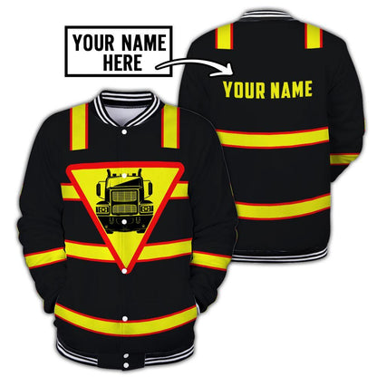 Premium Trucker Personalized Name 3D All Over Printed Unisex Shirts