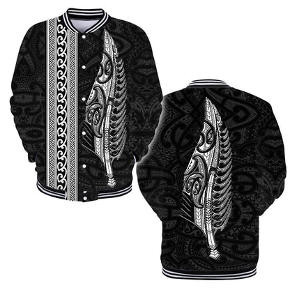 Maori Silver Fern White 3D Printed Unisex Shirts