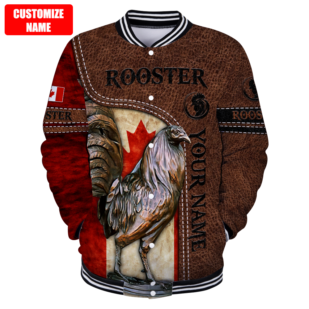 Personalized Canadian Rooster 3D Printed Unisex Shirt