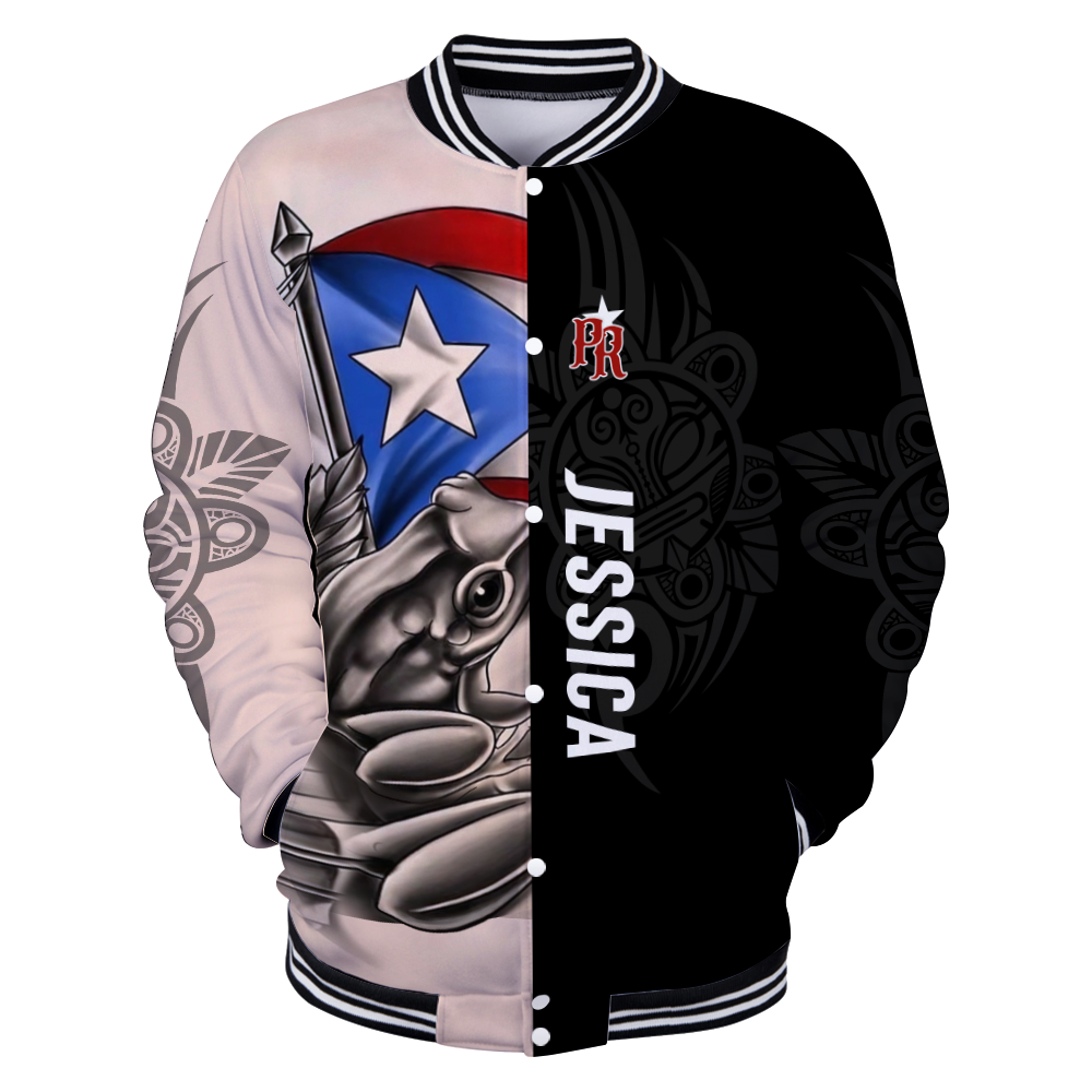 Common Coquí Puerto Rico Baseball jacket 3D All Over Printed Shirts MH23022104
