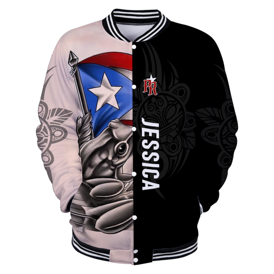 Common Coquí Puerto Rico Baseball jacket 3D All Over Printed Shirts MH23022104