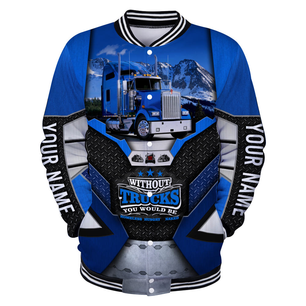Premium Trucker Personalized Name 3D All Over Printed Unisex Shirts