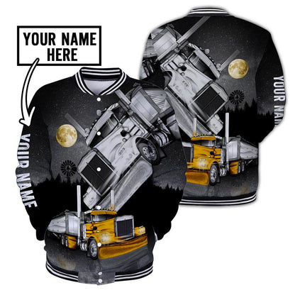 Premium Trucker Personalized Name 3D All Over Printed Unisex Shirts