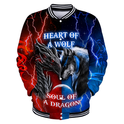 The Power Of Three Souls Dragon Wolf Lion 3D All Over Printed Unisex Shirts